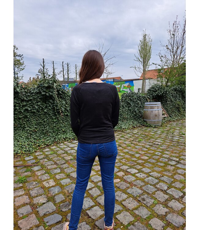 Le grenier du lin Gilet en maille de  lin malou