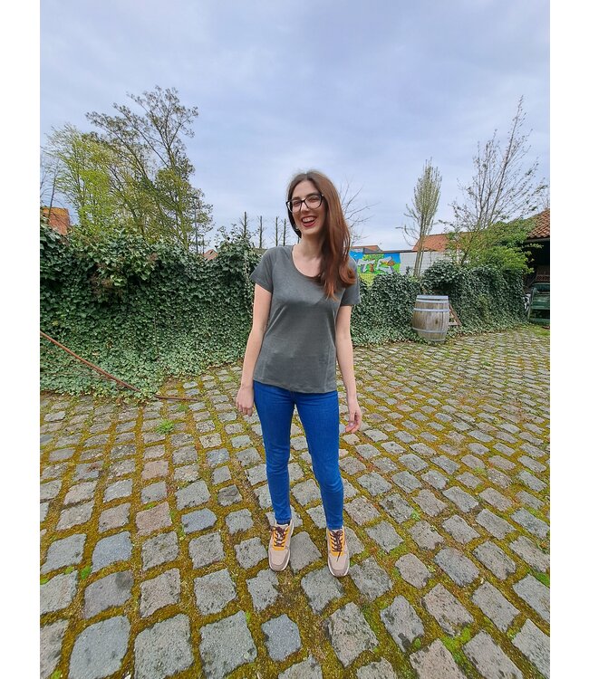 Le grenier du lin Top in marcia linen knit