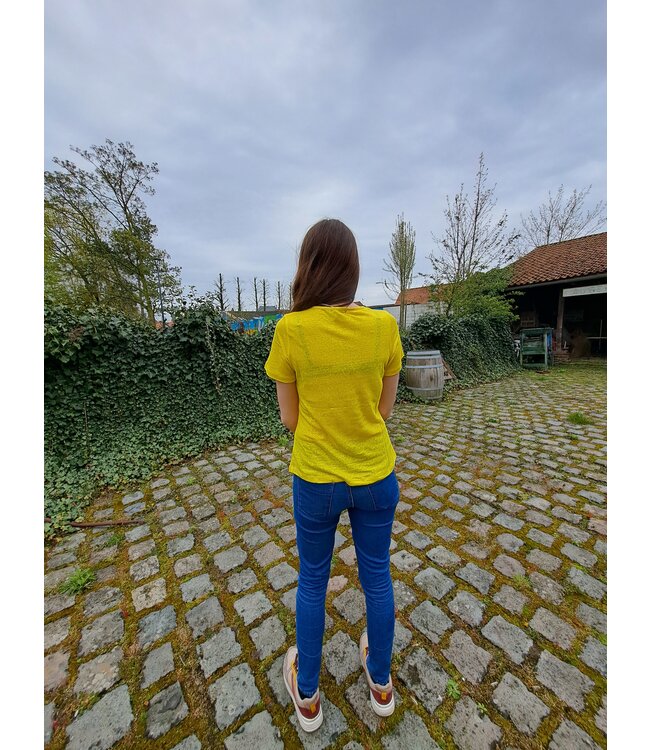 Le grenier du lin Top in marcia linen knit