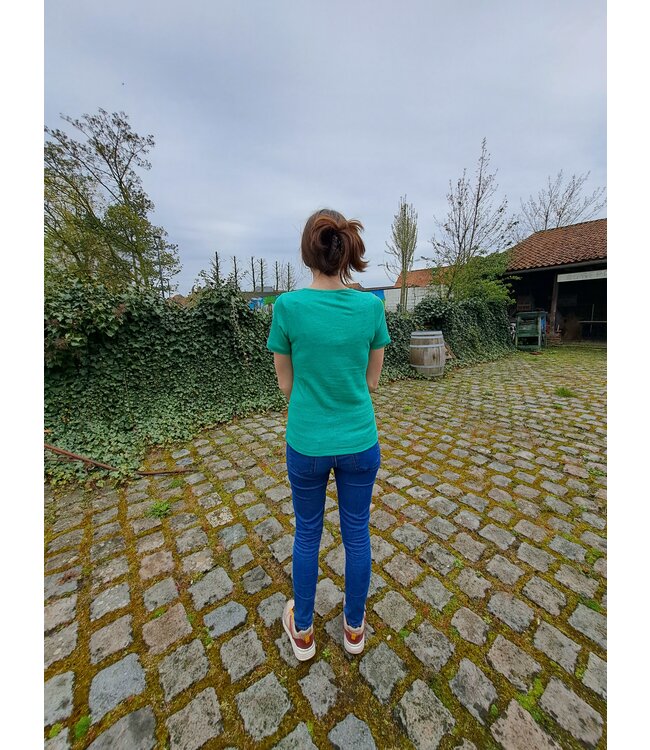 Le grenier du lin Top in marcia linen knit