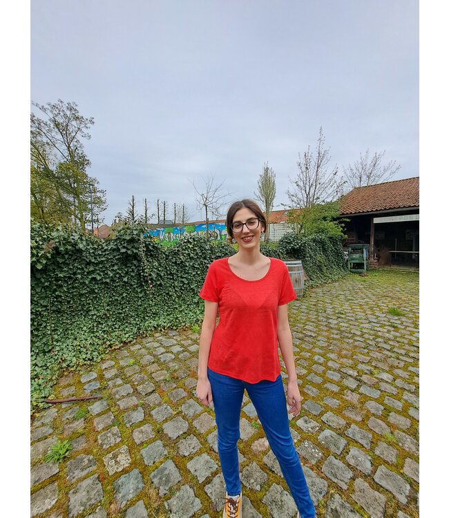 Le grenier du lin Top in marcia linen knit