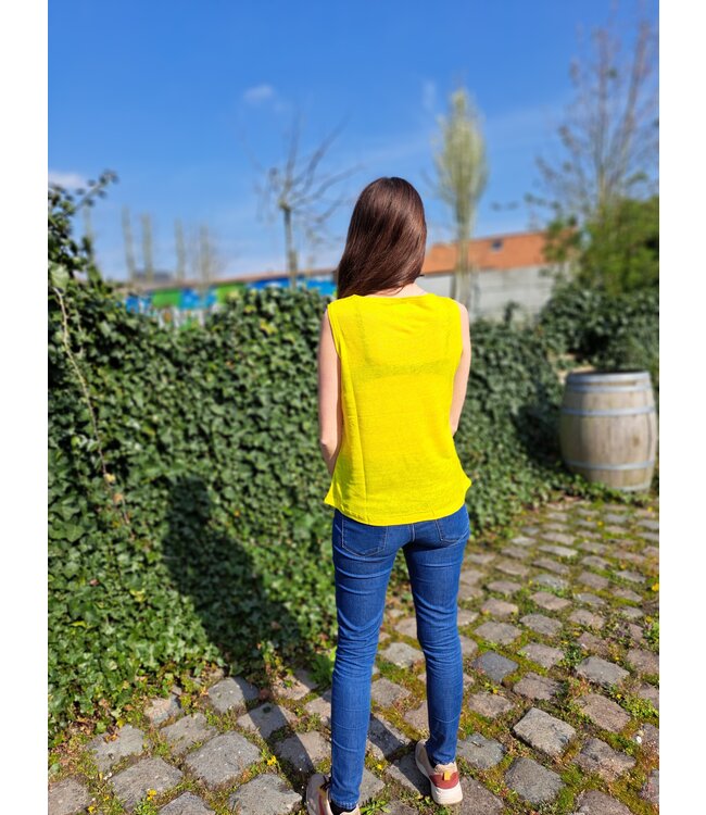 Le grenier du lin Top en maille de  lin medley