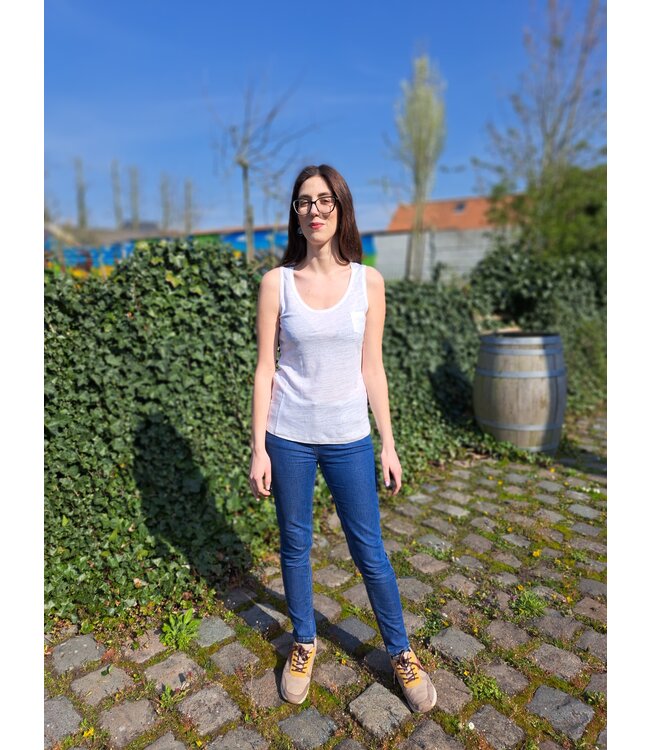 Le grenier du lin Medley linen knit top