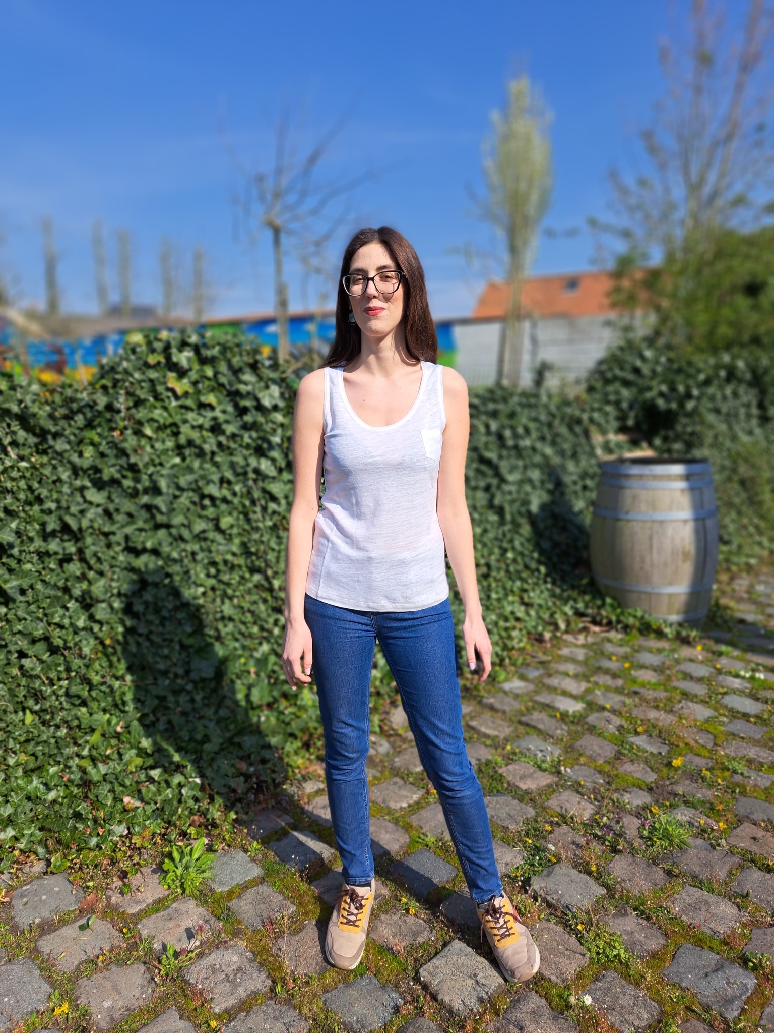 Le grenier du lin Medley linen knit top