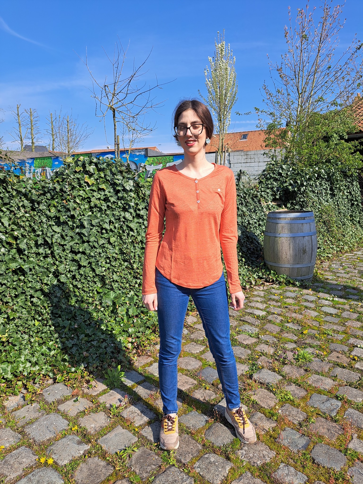 Le grenier du lin Pull en maille de lin