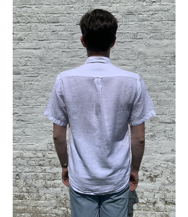 Le grenier du lin White short sleeve shirt
