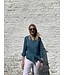 Le grenier du lin Linnen blouse met lange mouwen