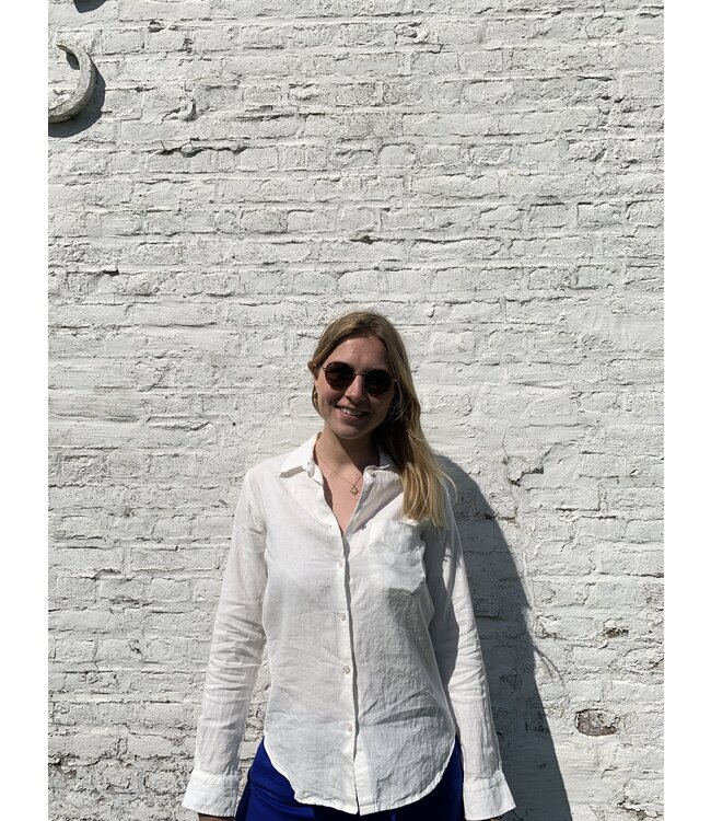 Le grenier du lin Long sleeve linen blouse