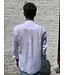 Le grenier du lin Chemise en lin manches longues col officier blanche