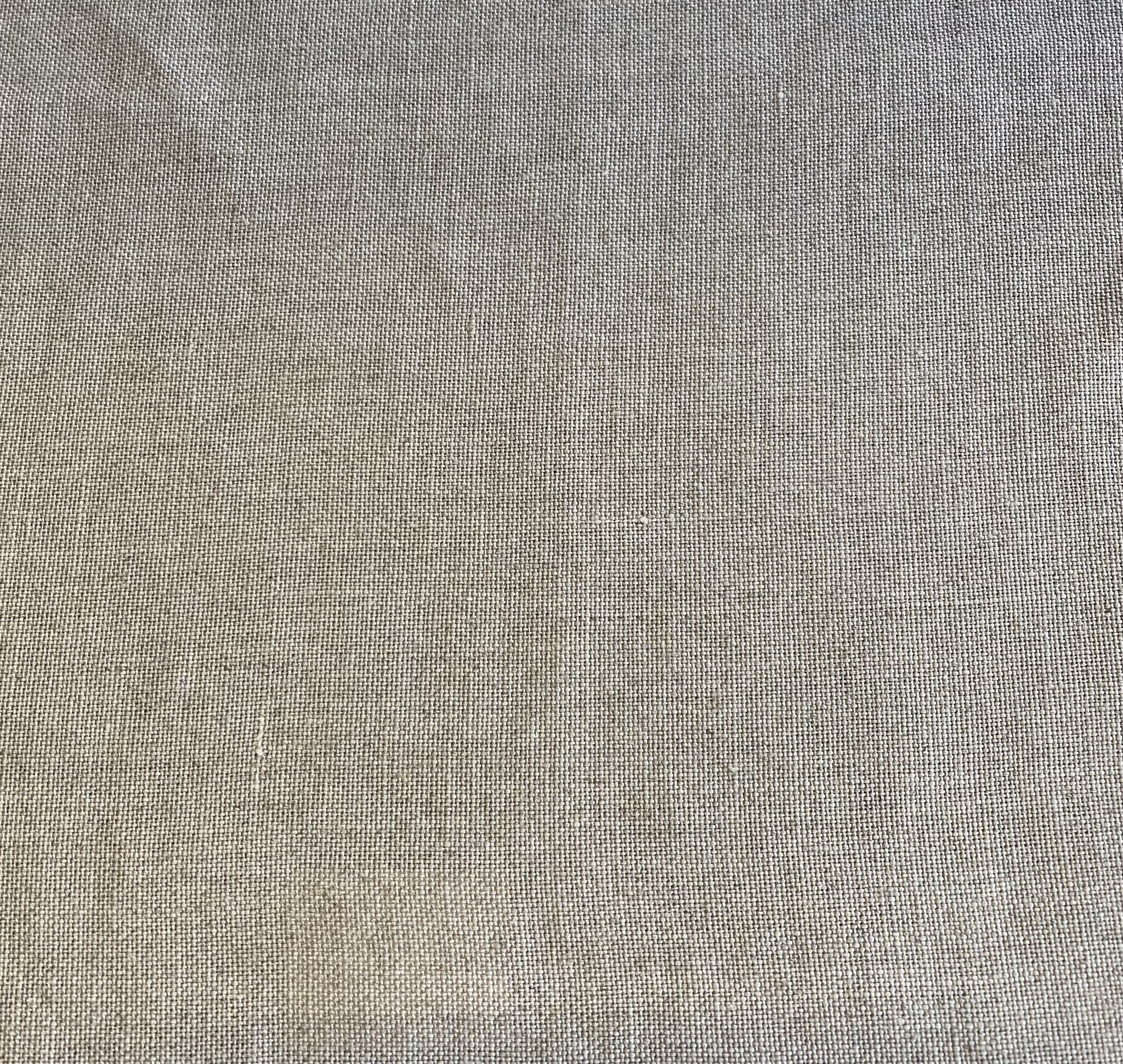 Leinenstoff Dekostoff Webstoff Keswick Natural Würfelkaro 3x3cm
