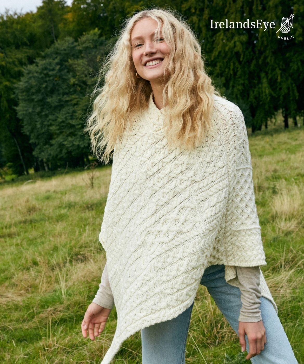 Irelandseye Ierse Poncho iep A909