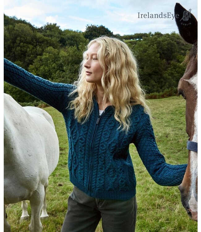 Irelandseye Cardigan irlandais "ASH / A910"