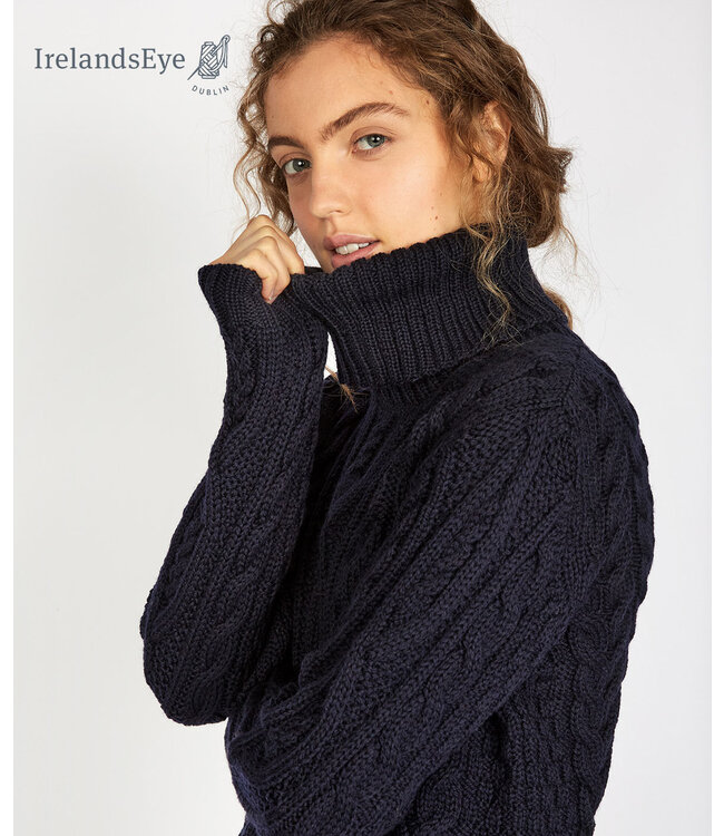 Irelandseye "JUNIPER A997" Irish turtleneck jumper