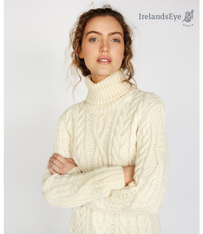 Irelandseye "JUNIPER A997" Turtleneck Ierse trui