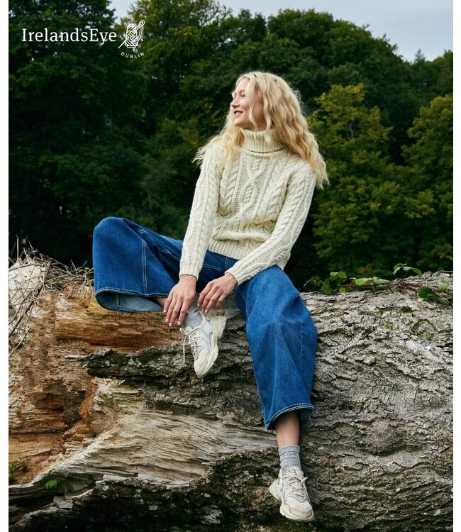Irelandseye "JUNIPER A997" Turtleneck Ierse trui