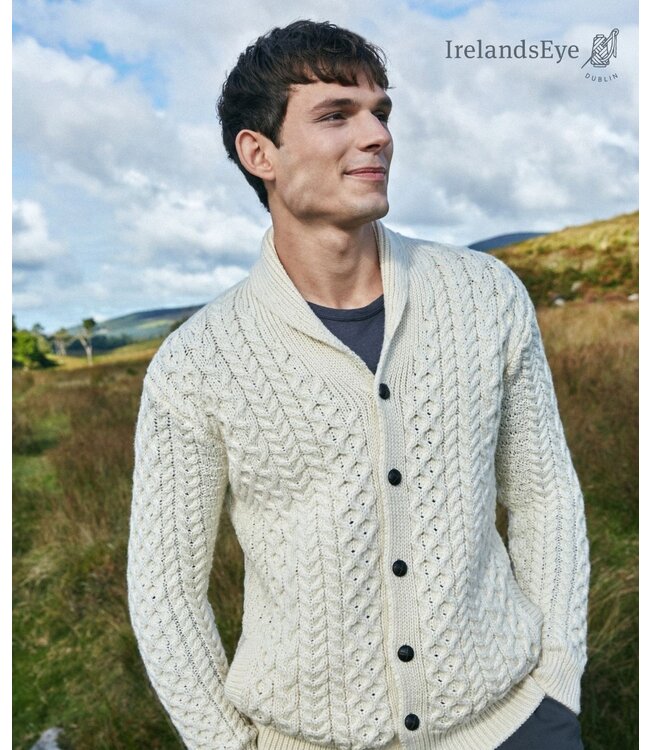 Irelandseye "WOODFORD / A703" Irish cardigan