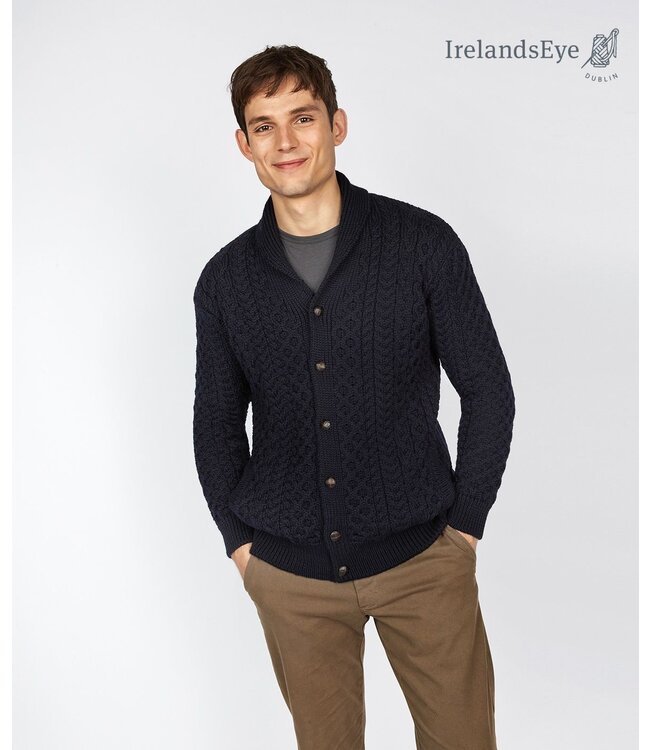 Irelandseye "WOODFORD / A703" Irish cardigan