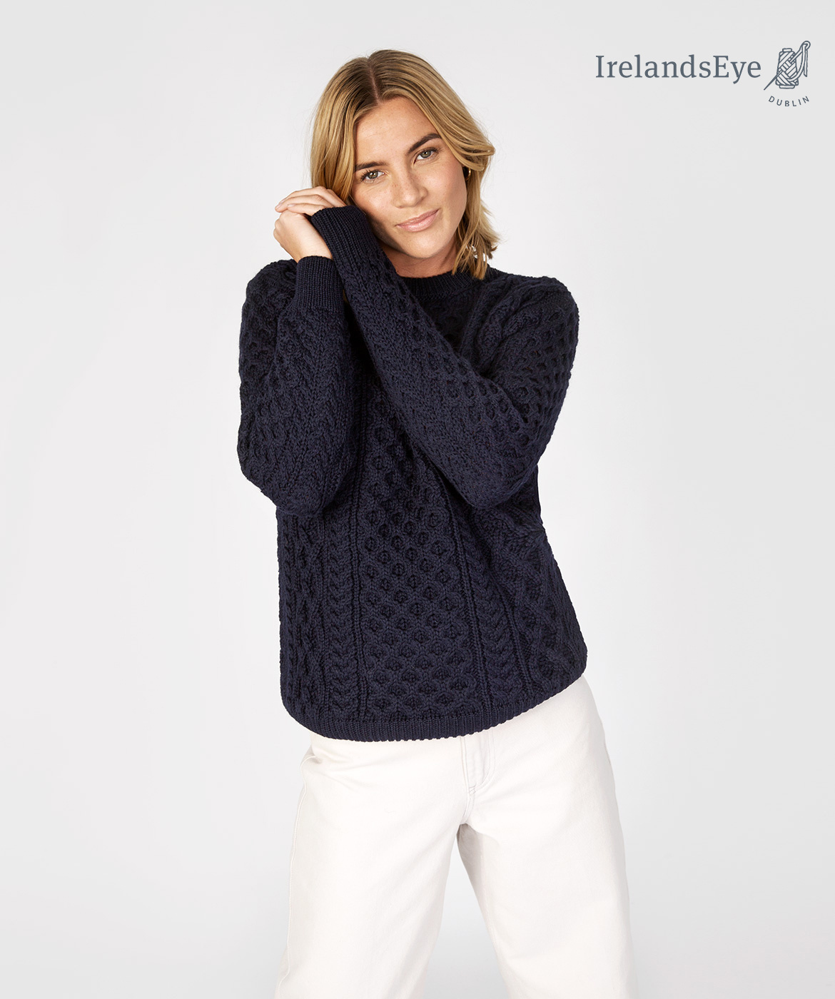 Irelandseye BLASKET A653 Irish round-neck jumper