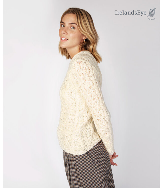 Irelandseye "LAMBAY / A654" Round neck Irish jumper