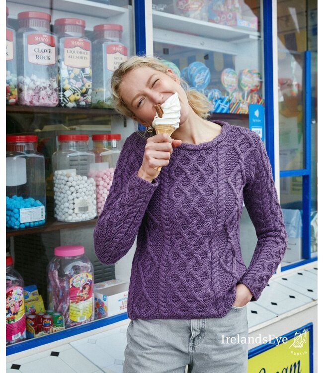 Irelandseye "LAMBAY / A654" Round neck Irish jumper