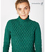Irelandseye "TRELLIS SWEATER / A641"Ierse trui  met opstaande kraag