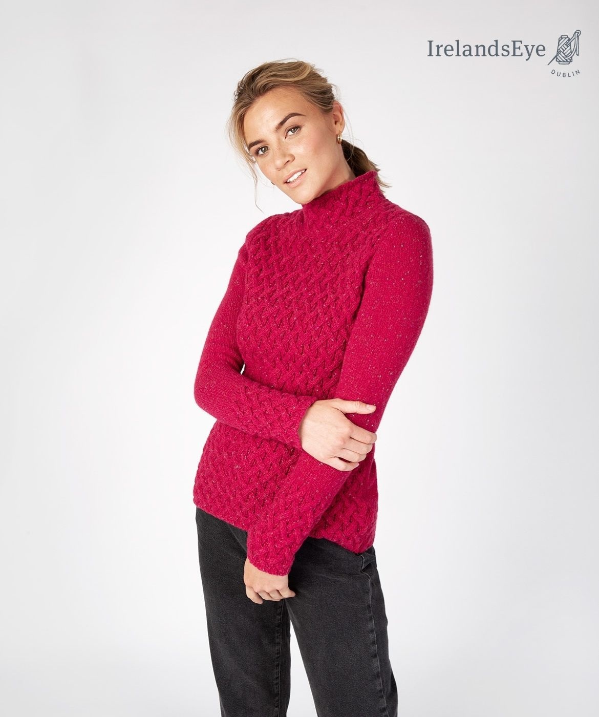 Irelandseye Pull irlandais trellis sweater A641