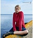 Irelandseye "TRELLIS SWEATER / A641"Ierse trui  met opstaande kraag
