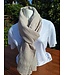 Echarpe en lin mixte naturelle beige