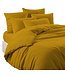 haomy Housse de couette en lin jaune safran