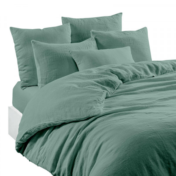 haomy celadon linen pillow case