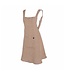 haomy Japanese apron in gold gingham linen