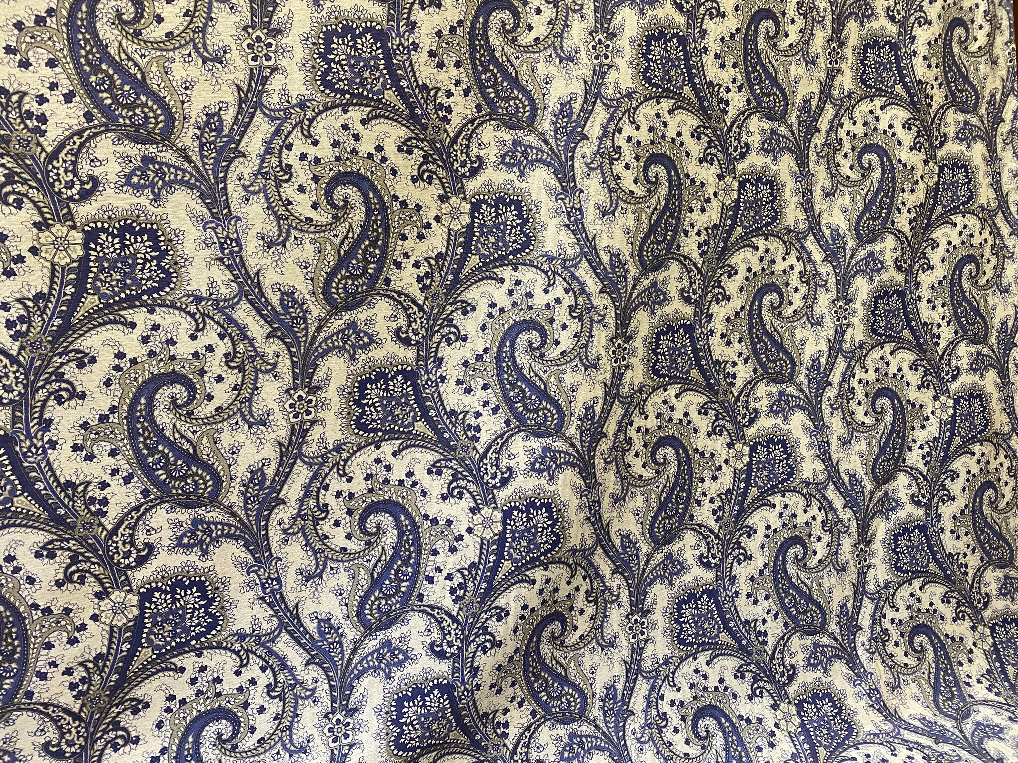 Arabesque linen fabric