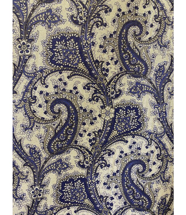 Tissu en lin arabesque