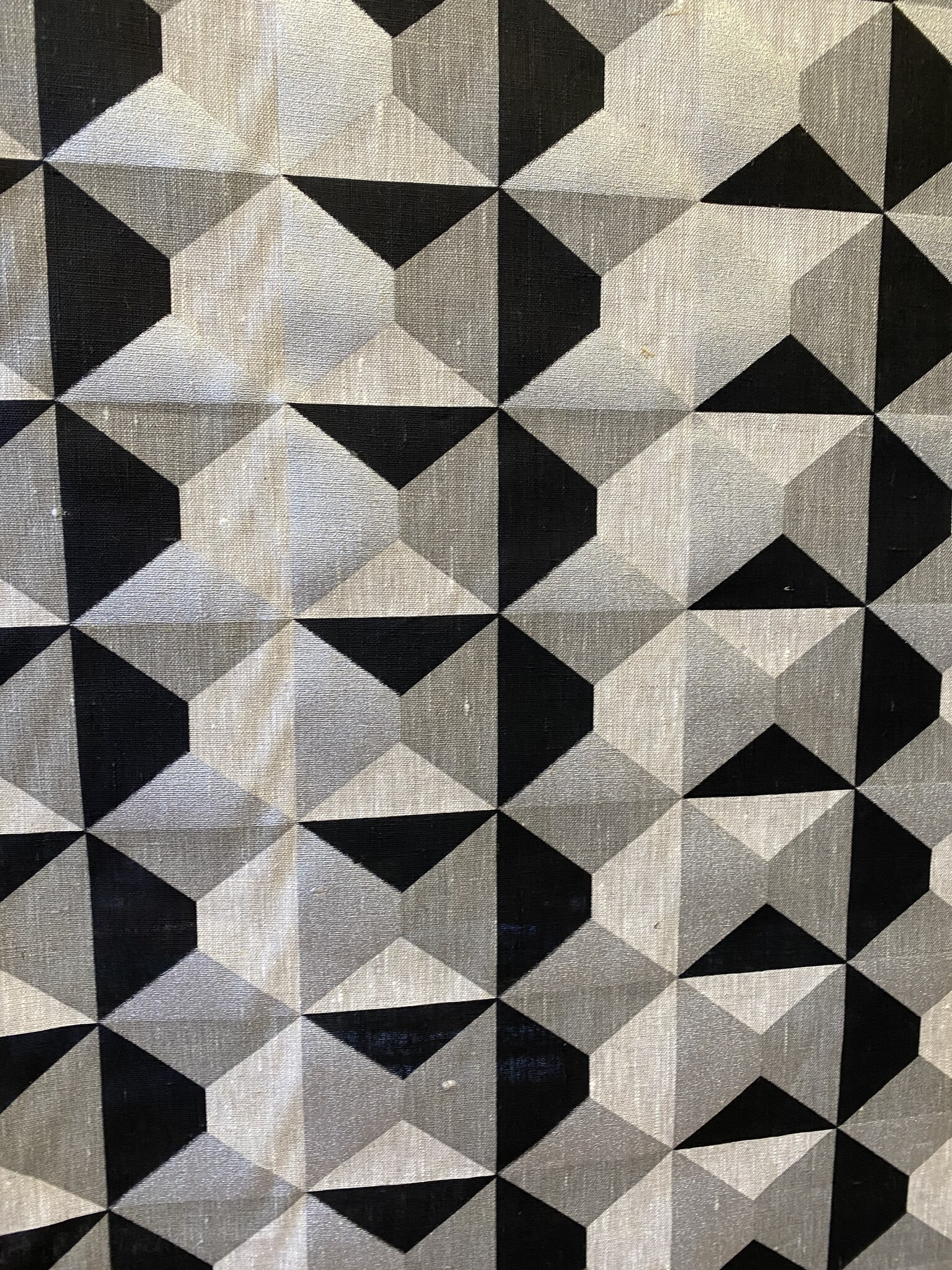 Geometric" fabric