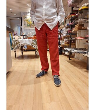 Le grenier du lin Pantalon  en lin van ketchup