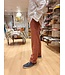 Le grenier du lin Pantalon homme en lin 100% Van terra cotta – Coupe droite, confection européenne