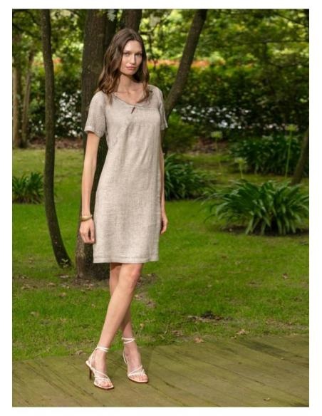 Maloka Linen dress TAUA