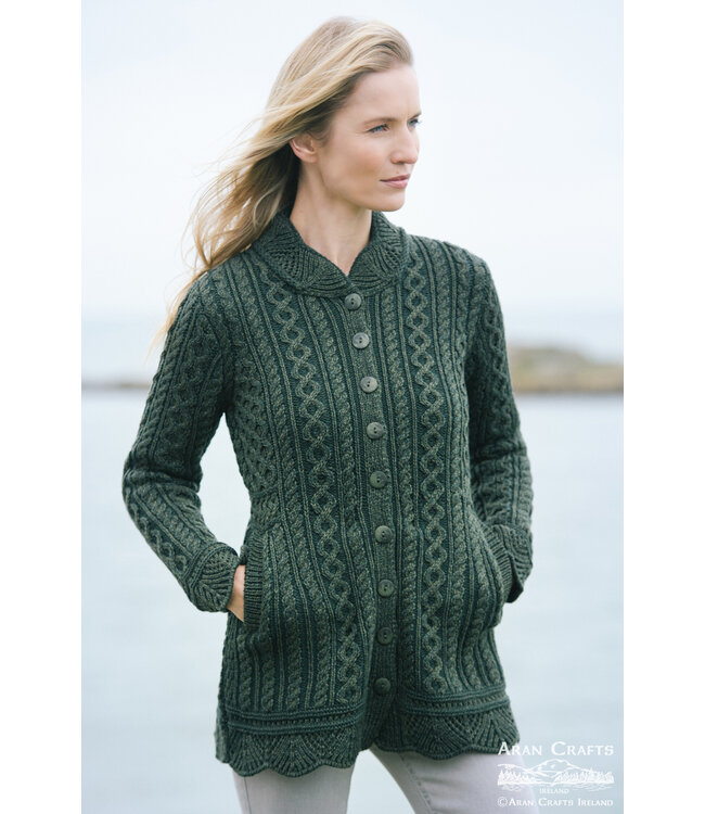 aran craft FERMANAGH Iers vest X5476