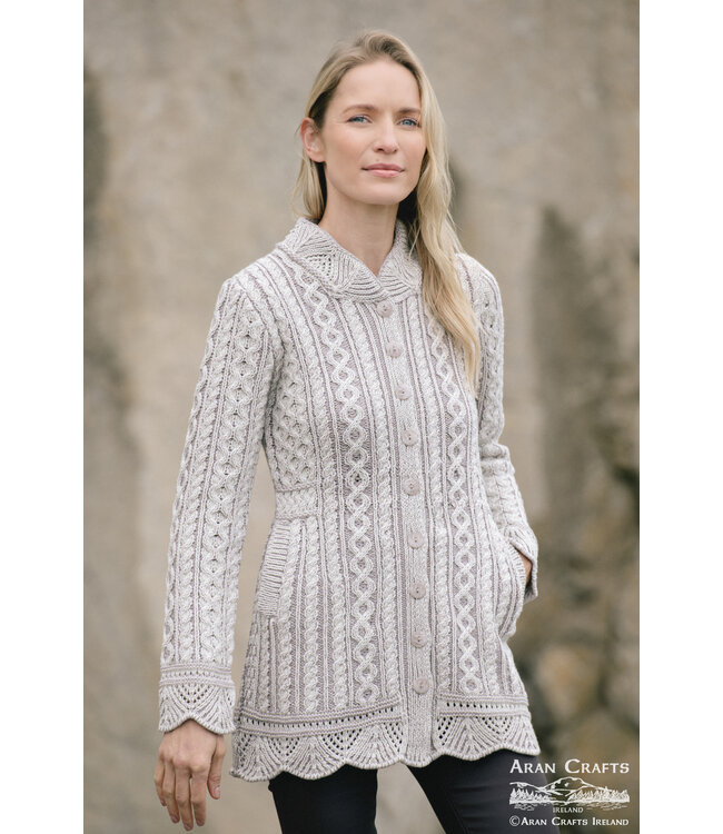 aran craft FERMANAGH Iers vest X5476