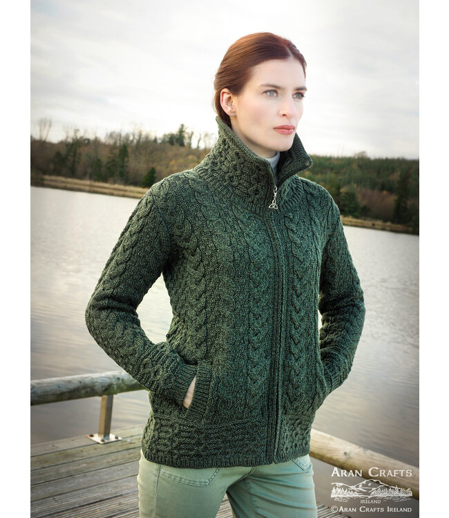 Aran Crafts "X5230" Irish cardigan