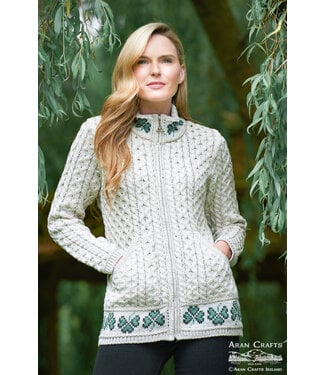 aran craft SHAMROCK Irish waistcoat X4758