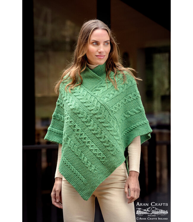 aran craft Irish powerscourt poncho SH4272