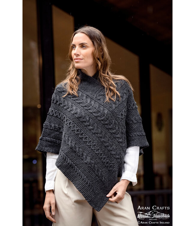 aran craft Poncho irlandais powerscourt SH4272