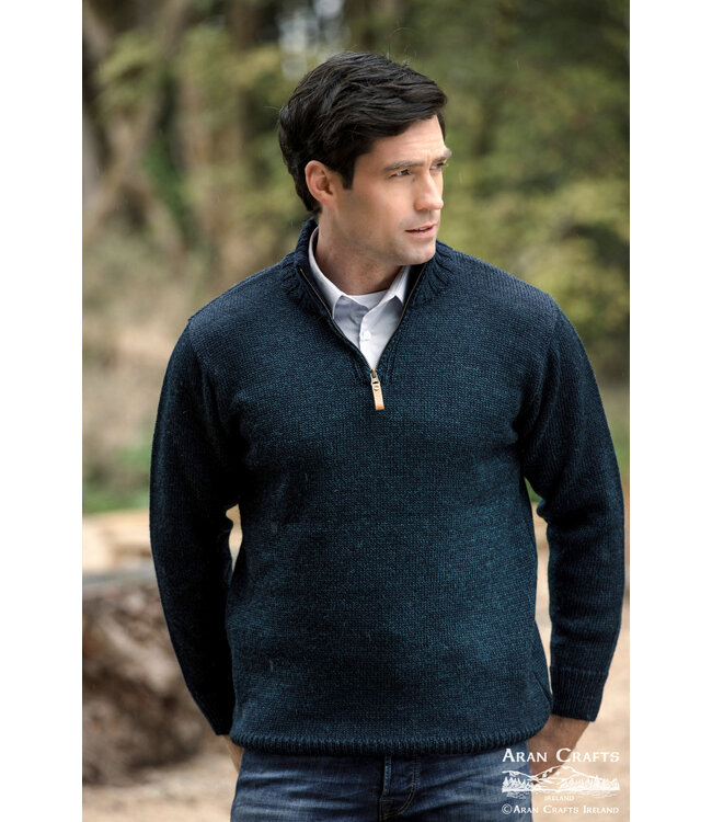 aran craft "SANDYMOUNT / X5333" Irish trucker jumper