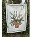 tessitura toscana Tea towel or linen decor "nutnook green"