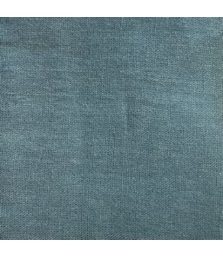 Tissu en lin libeccio bleu canard