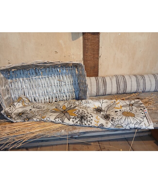 Le grenier du lin Bouillotte aux graines de lin "DAISY GOLD"