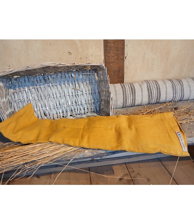 Le grenier du lin Bouillotte aux graines de lin couleur jaune