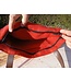 Le grenier du lin Linen bag with handles POCHE ROUGE