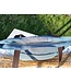 Le grenier du lin Linen bag with handles POCHE BLEU